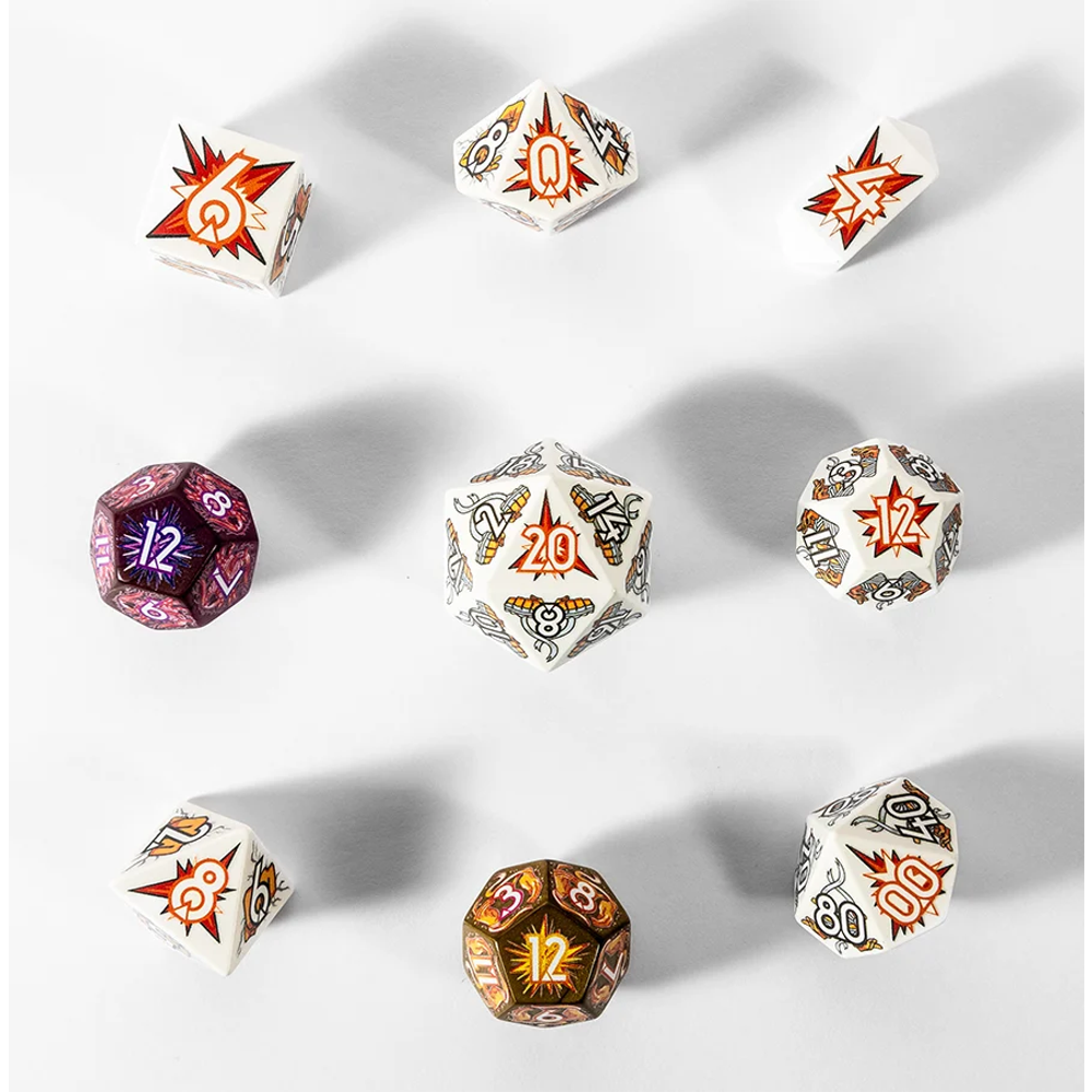 Botch Dice Set: Daggerheart Hope & Fear - Brawler (9) (Preorder)