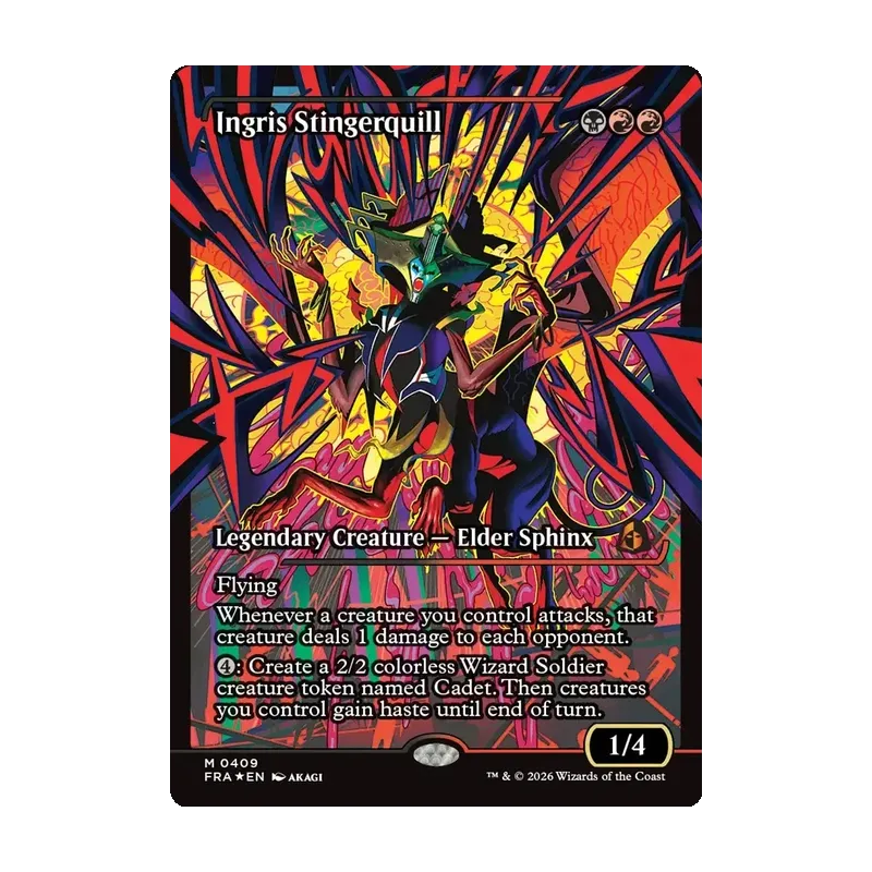 Ingris Stingerquill (Showcase) (0409) - Reality Fracture (Foil Near Mint)