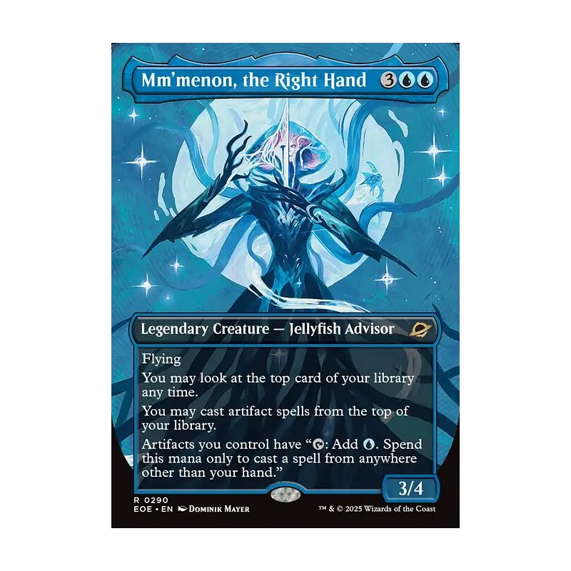 Mm'menon, the Right Hand (Borderless) - Edge of Eternities (Near Mint)