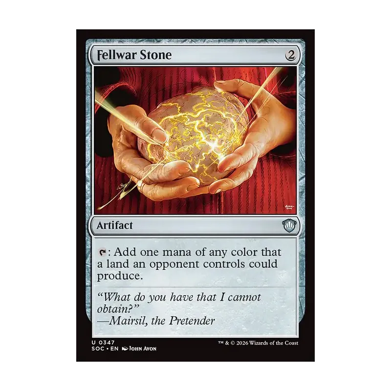 Fellwar Stone - Secrets of Strixhaven Commander (Near Mint)