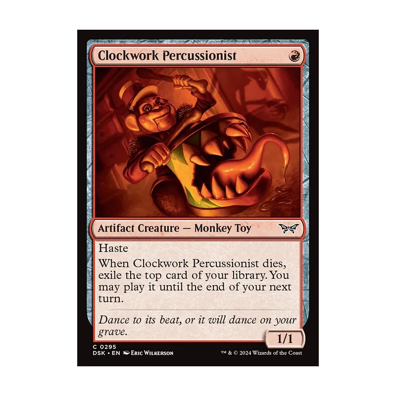Clockwork Percussionist (0295) - Duskmourn: House of Horror (Near Mint)