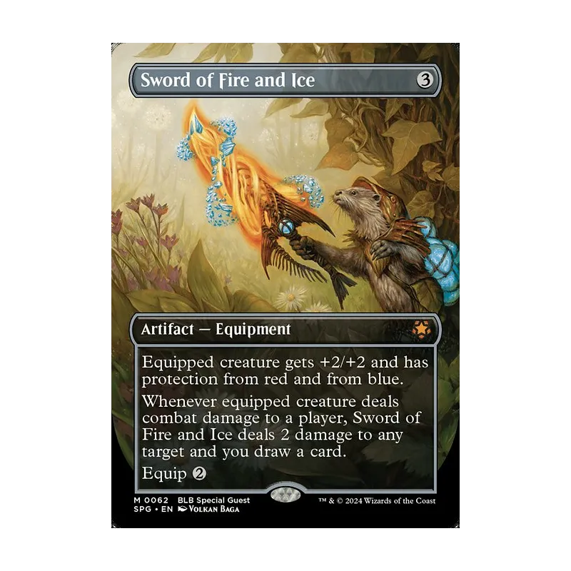 Sword of Fire and Ice (Borderless) - Special Guests (Near Mint)