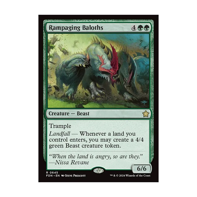 Rampaging Baloths - Foundations (Near Mint)