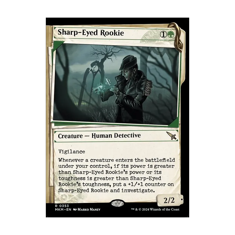 Sharp-Eyed Rookie (Showcase) - Murders at Karlov Manor (Near Mint)