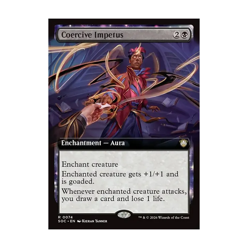 Coercive Impetus (Extended Art) - Secrets of Strixhaven Commander (Near Mint)