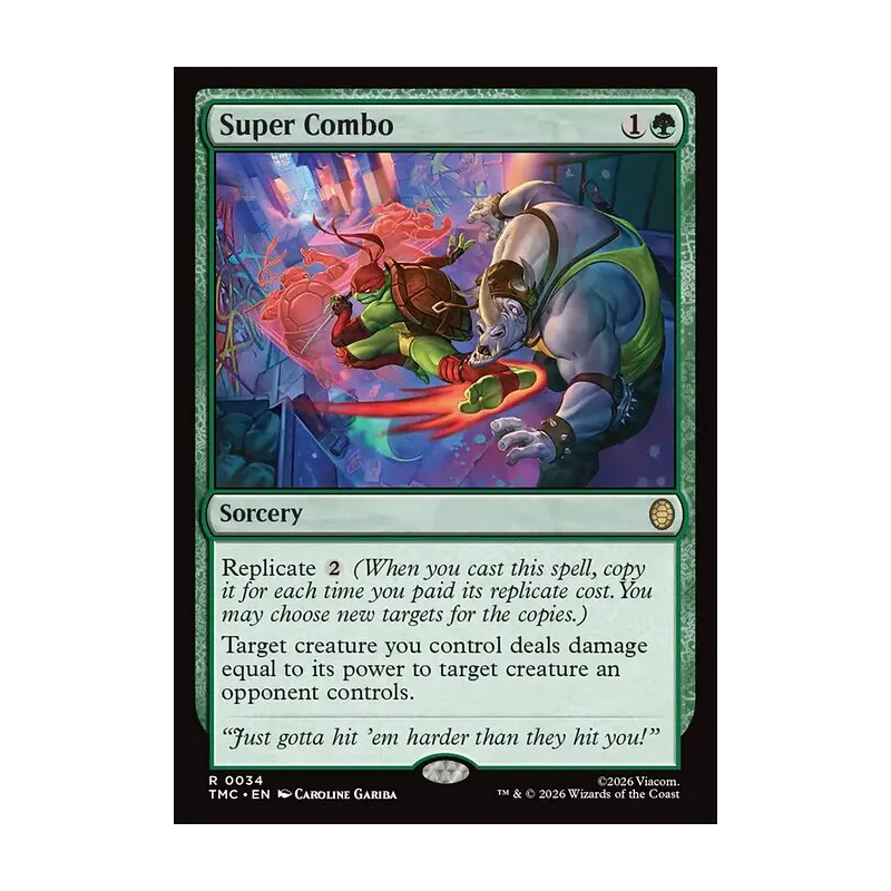 Super Combo (Surge Foil) - Teenage Mutant Ninja Turtles Commander (Foil Near Mint)