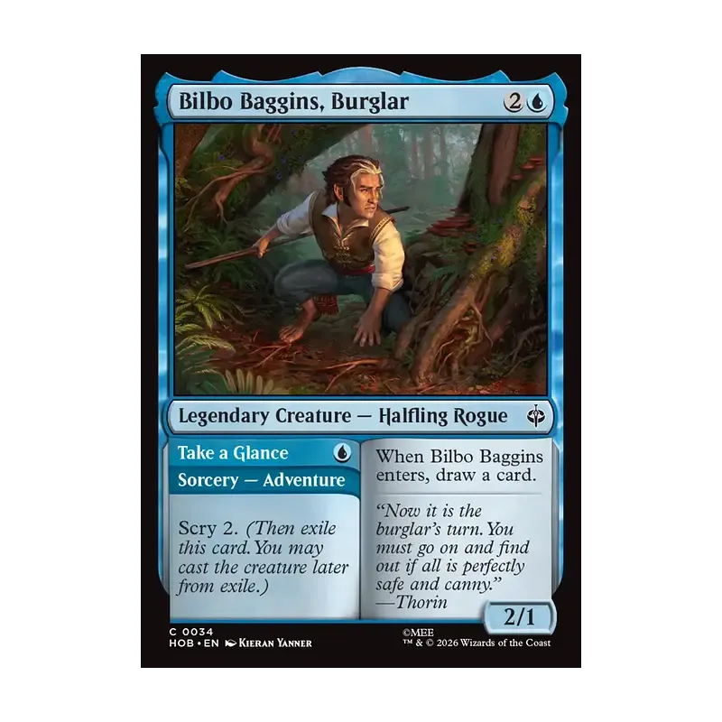 Bilbo Baggins, Burglar - The Hobbit (Near Mint)