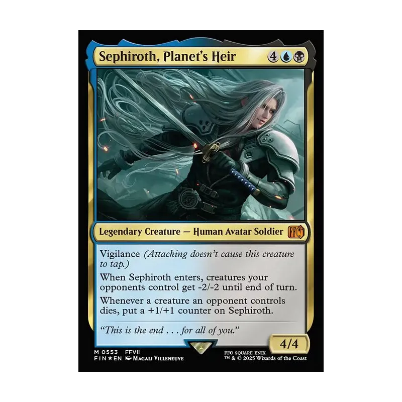 Sephiroth, Planet's Heir - Final Fantasy (Foil Near Mint)