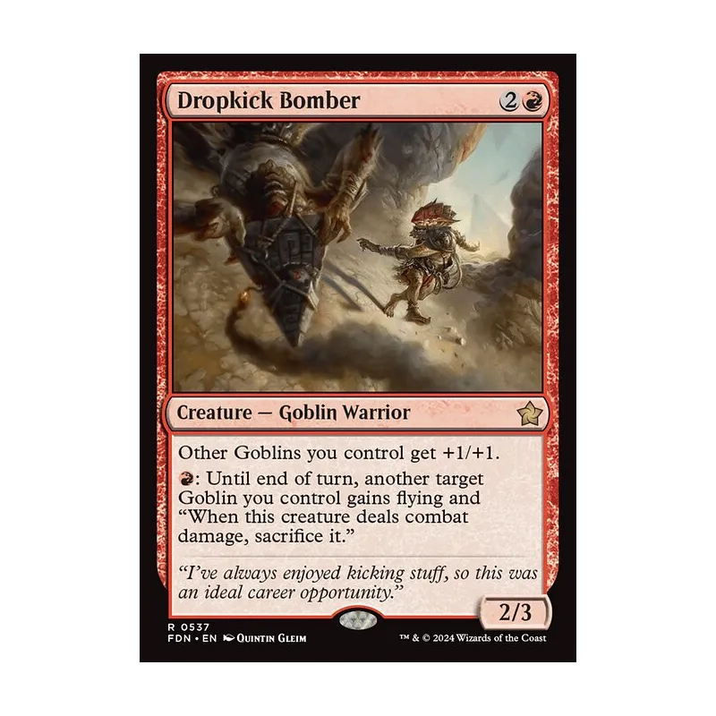 Dropkick Bomber - Foundations (Near Mint)