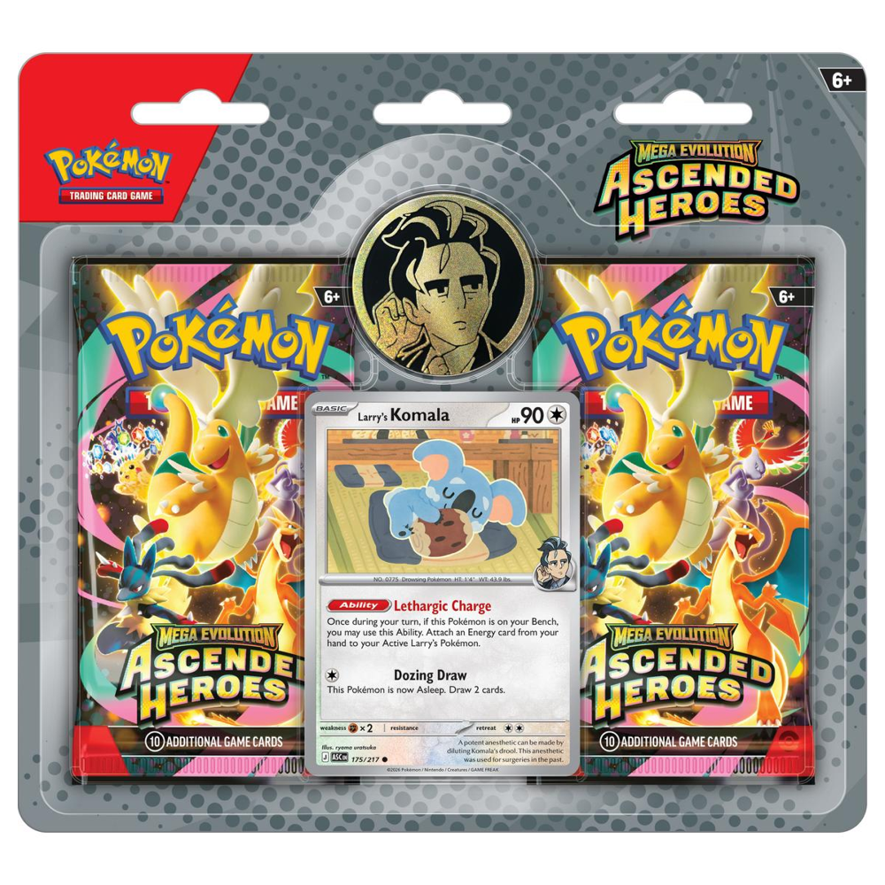 2-Pack Blister (Larry's Komala) | Ascended Heroes Pokemon