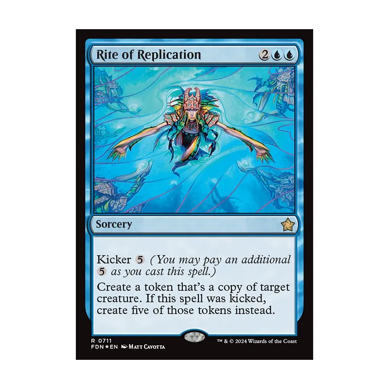 Rite of Replication - Foundations (Foil Near Mint)