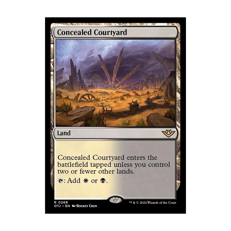 Concealed Courtyard - Outlaws of Thunder Junction (Near Mint)