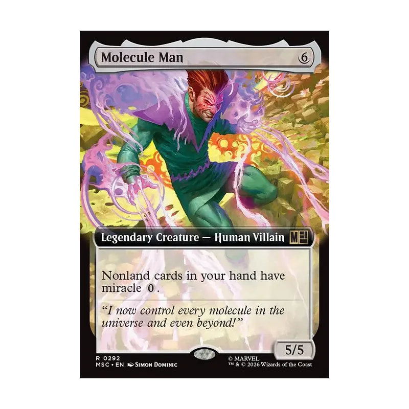 Molecule Man (Extended Art) - Marvel Super Heroes Commander (Near Mint)