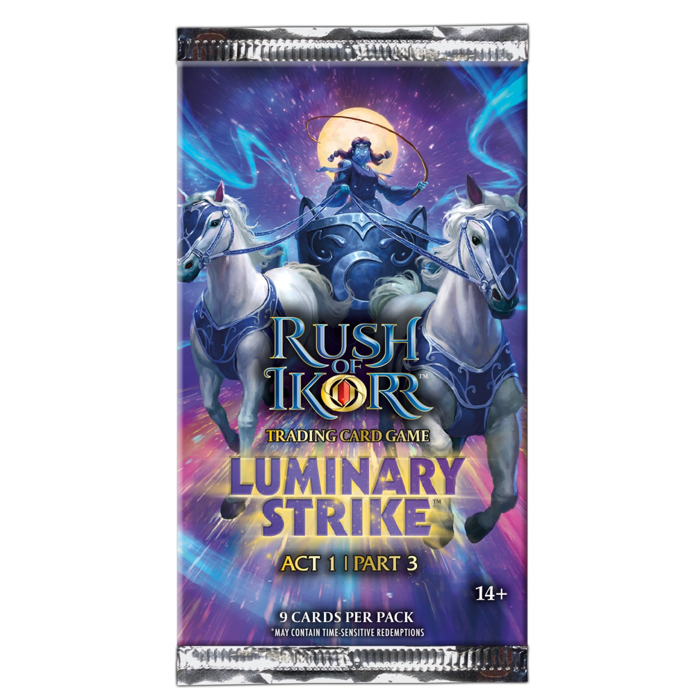 Rush of Ikorr TCG: Act 1 Part 3 Luminary Strike - Booster Pack (Preorder)