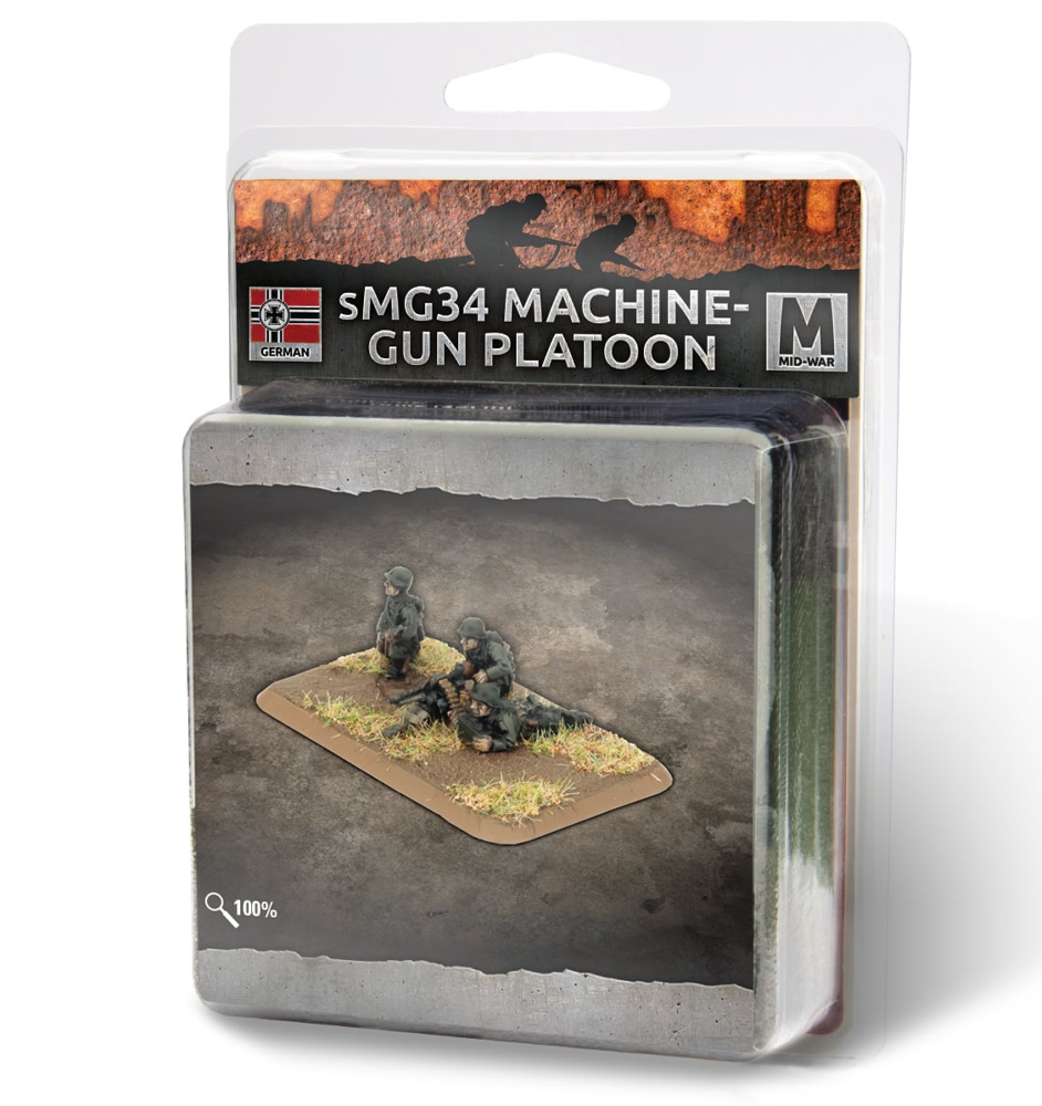 Flames of War WW2: German - sMG34 Machine-Gun Platoon