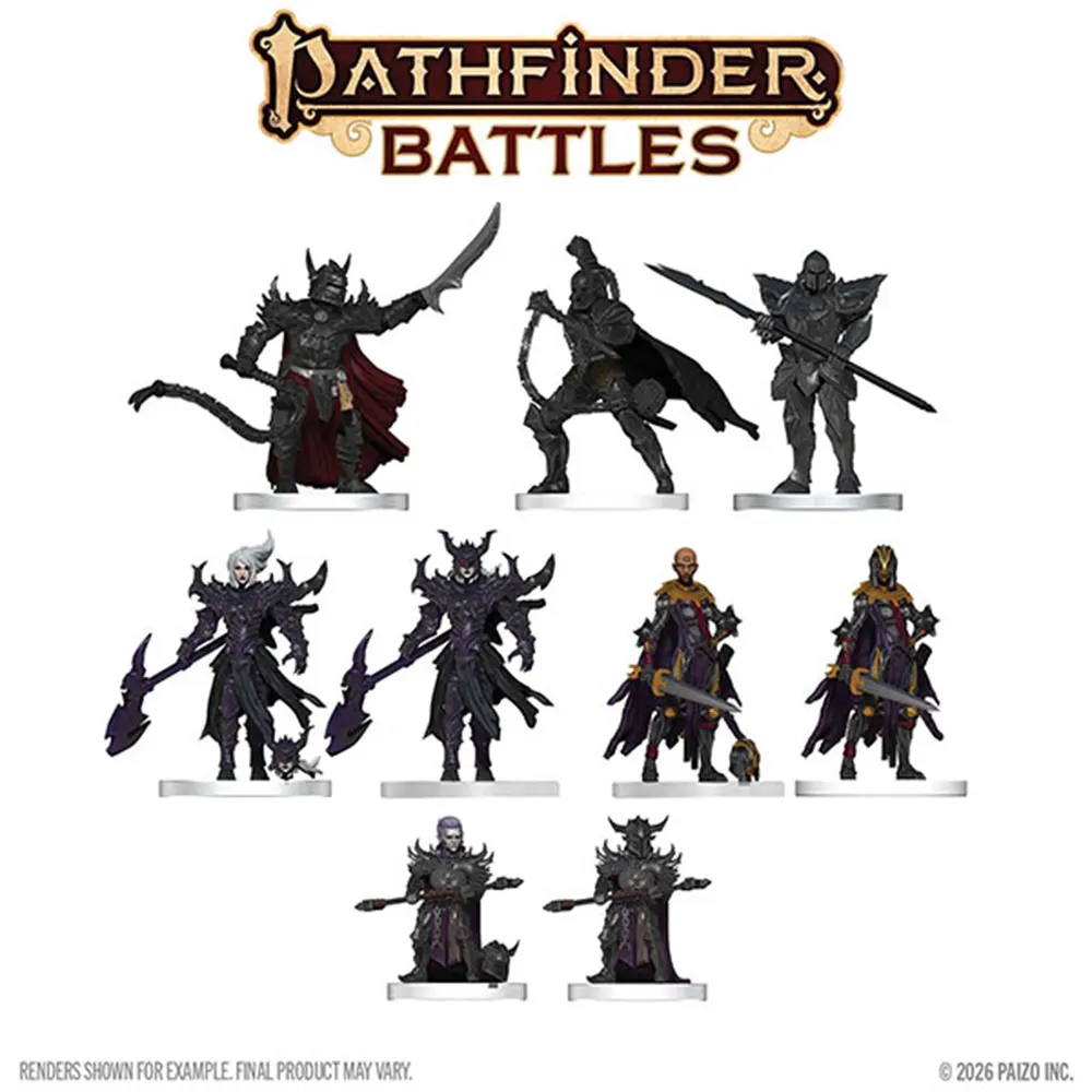 Pathfinder Battles Miniatures - Hellknight Vanguard (Preorder)