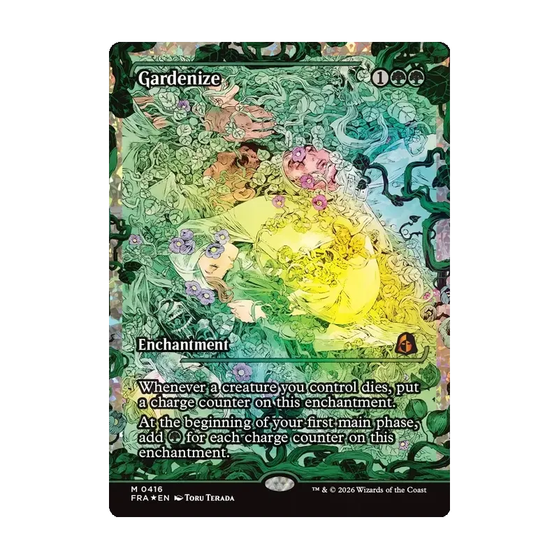 Gardenize (Showcase) (Fracture Foil) (0416) - Reality Fracture (Foil Near Mint)