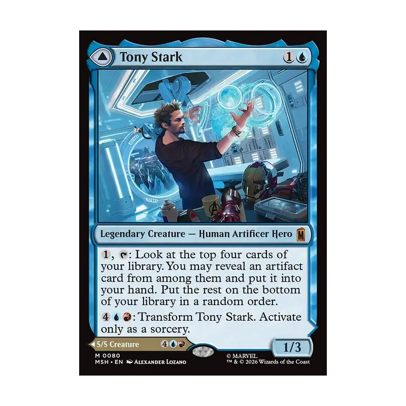 Tony Stark Invincible Iron Man | Marvel Super Heroes MTG