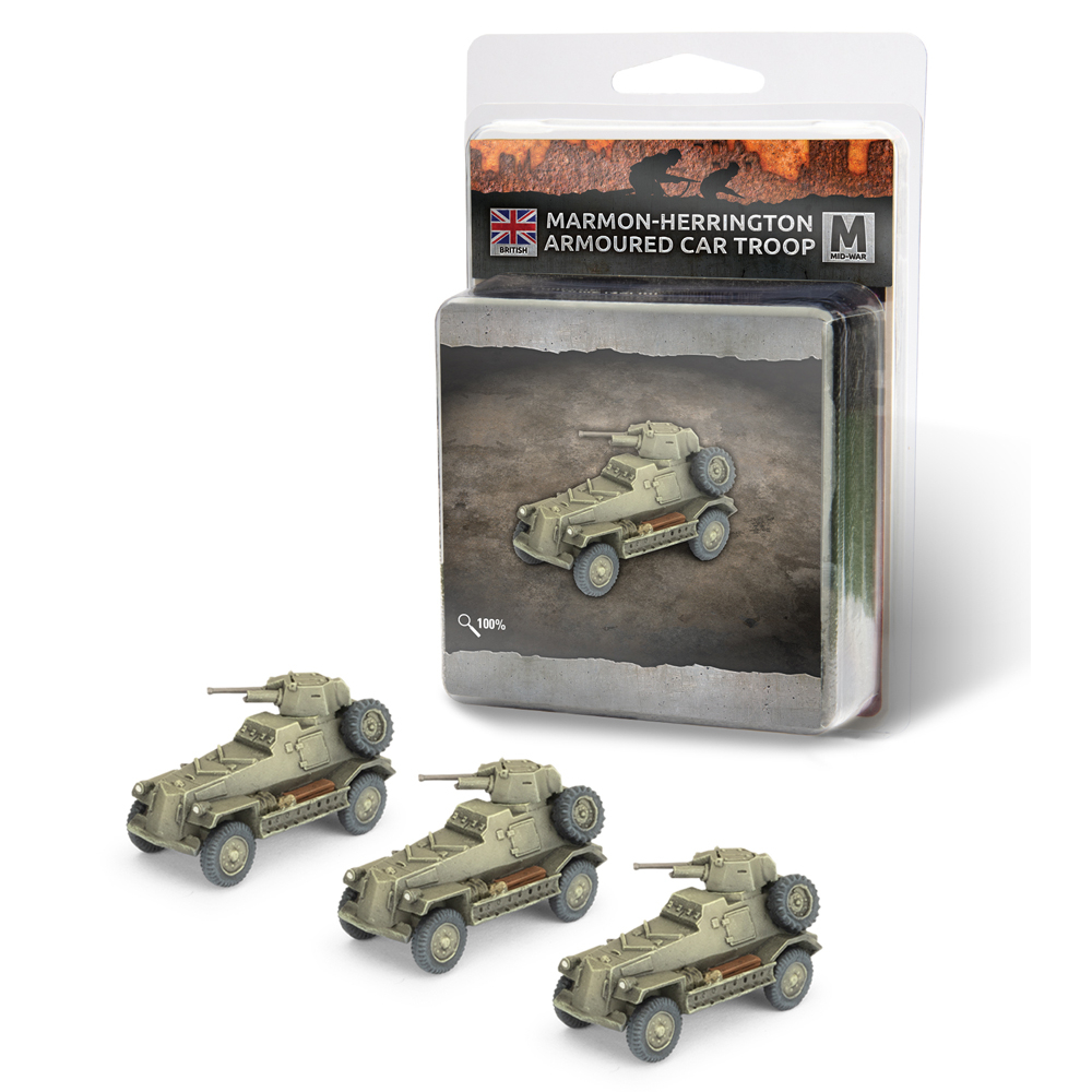 Flames of War WW2: British - Marmon-Herrington Armoured Car Troop