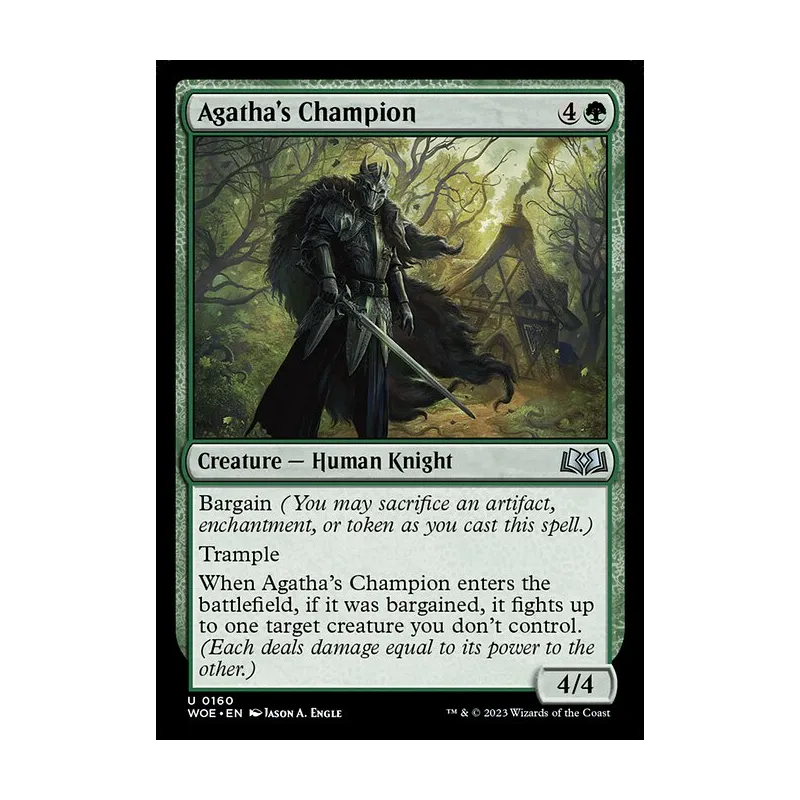 Agatha's Champion - Wilds of Eldraine (Near Mint)