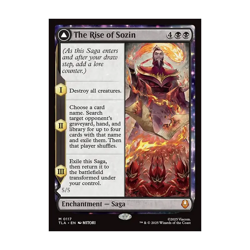 The Rise of Sozin // Fire Lord Sozin - Avatar: The Last Airbender (Near Mint)