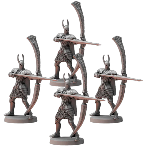 Dark Souls RPG: Miniatures Set - Silver Knight Greatbowmen Dark Souls RPG: Miniatures Set - Silver Knight Greatbowmen