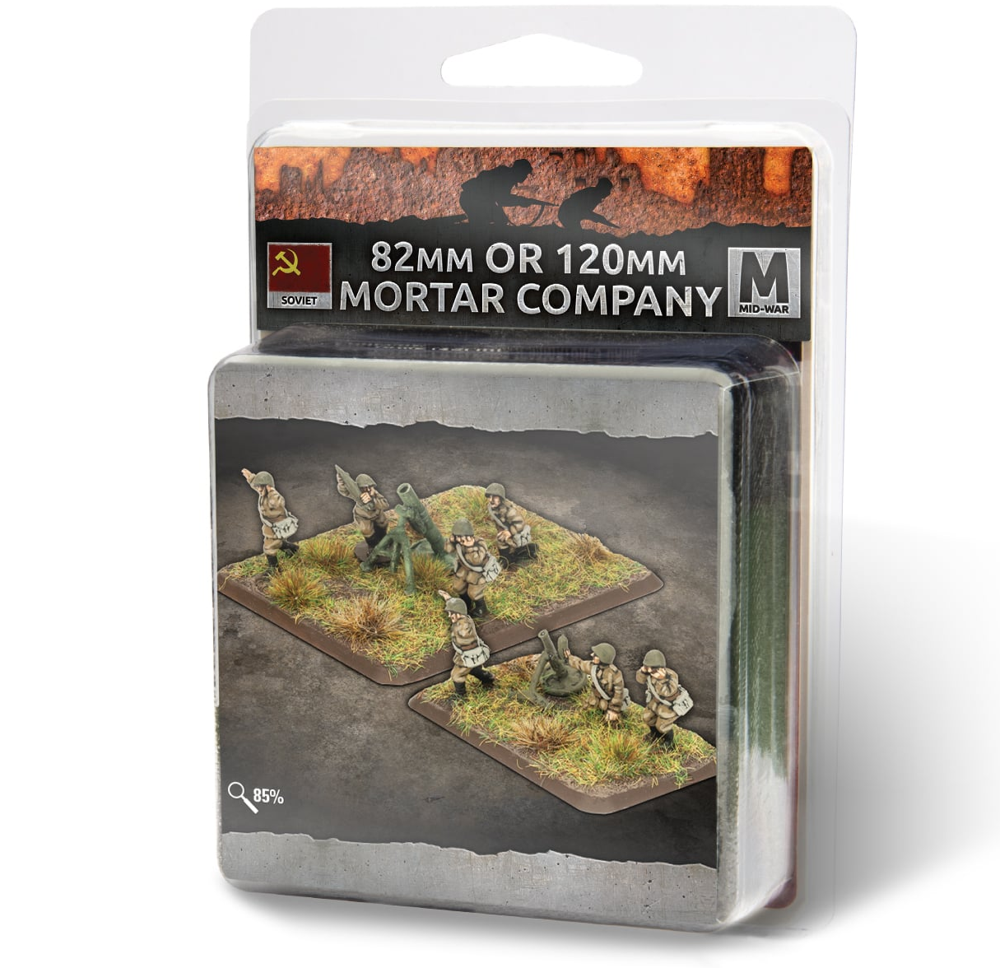 Flames of War WW2: Soviet - 82mm or 120mm Mortar Company