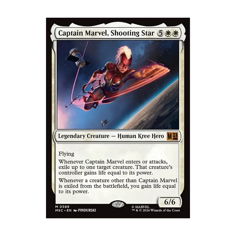 Captain Marvel, Shooting Star - Marvel Super Heroes Commander (Near Mint)