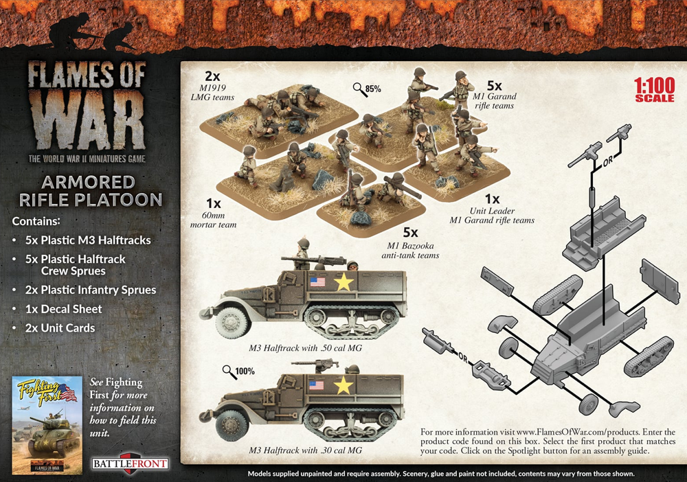 Flames of War: WW2 - Armored Rifle Platoon