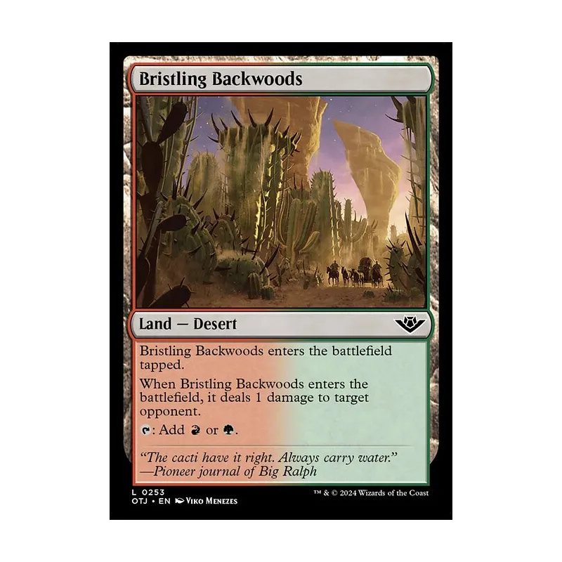 Bristling Backwoods - Outlaws of Thunder Junction (Near Mint)
