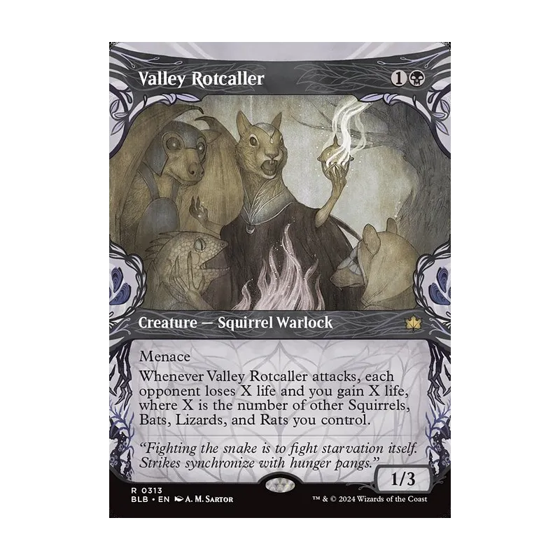 Valley Rotcaller (Showcase) - Bloomburrow (Near Mint)