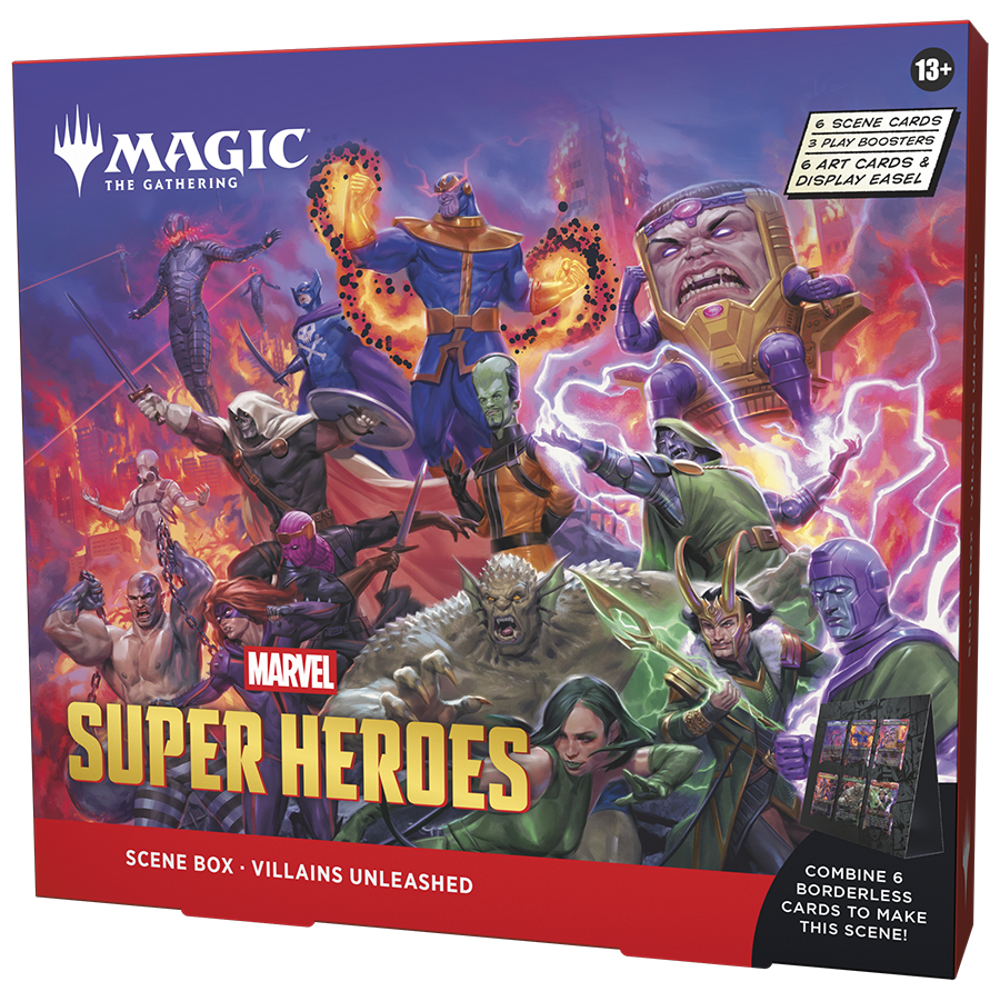MTG: Marvel Super Heroes - Scene Box - Villains Unleashed (Preorder)