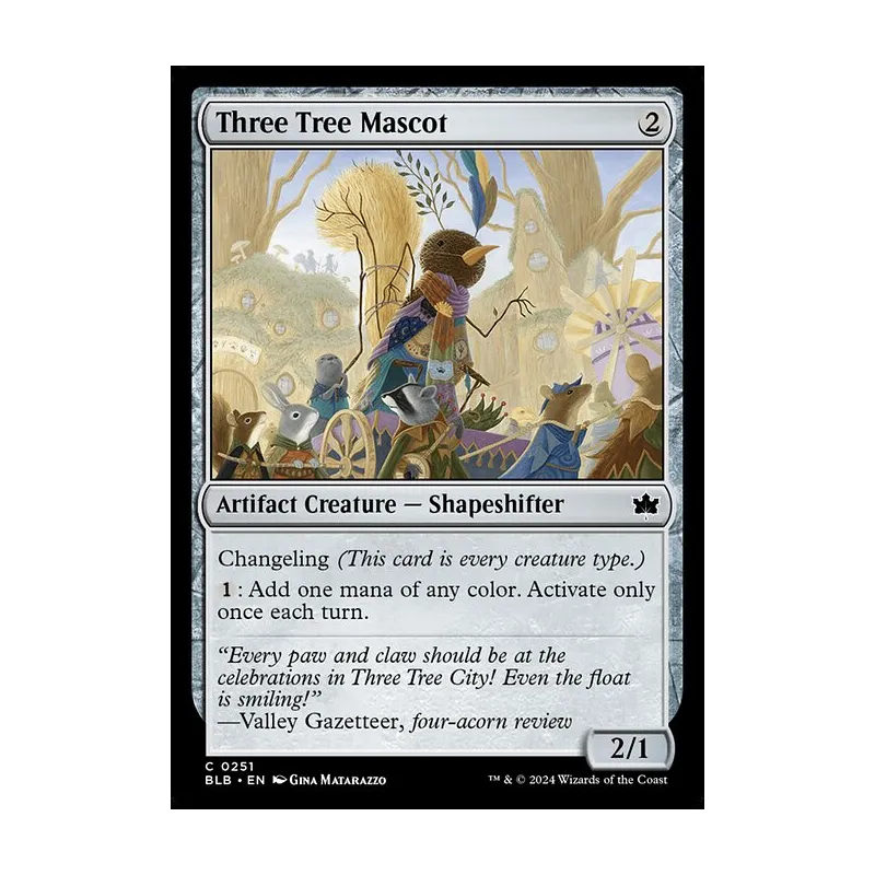 Three Tree Mascot - Bloomburrow (Near Mint)