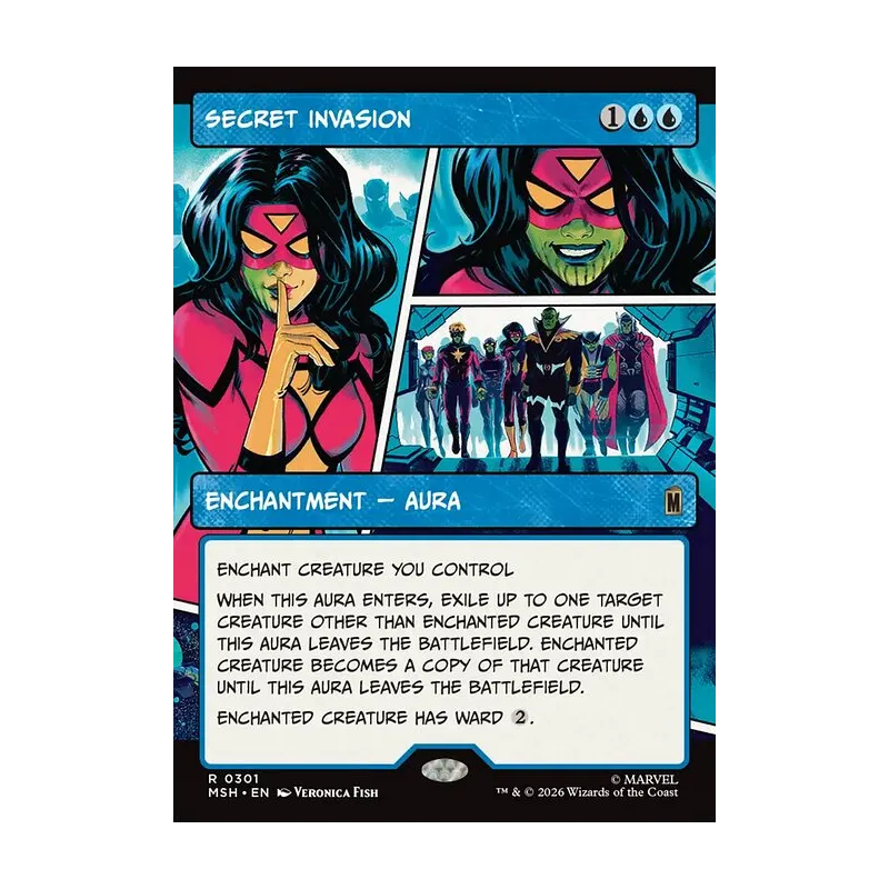 Secret Invasion (Borderless) - Marvel Super Heroes (Near Mint)