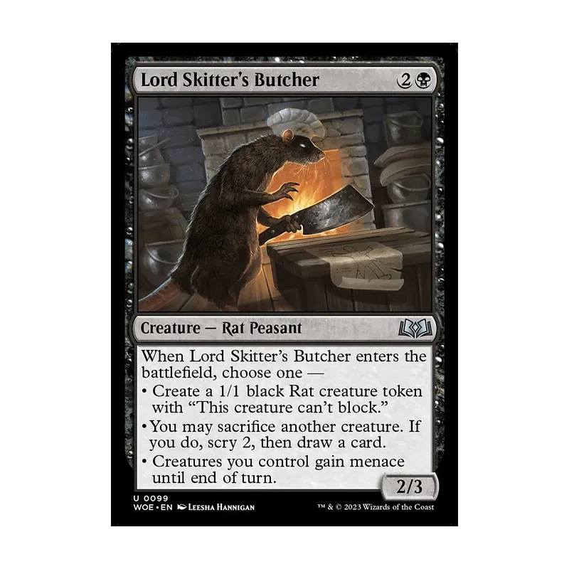 Lord Skitter's Butcher - Wilds of Eldraine (Near Mint)