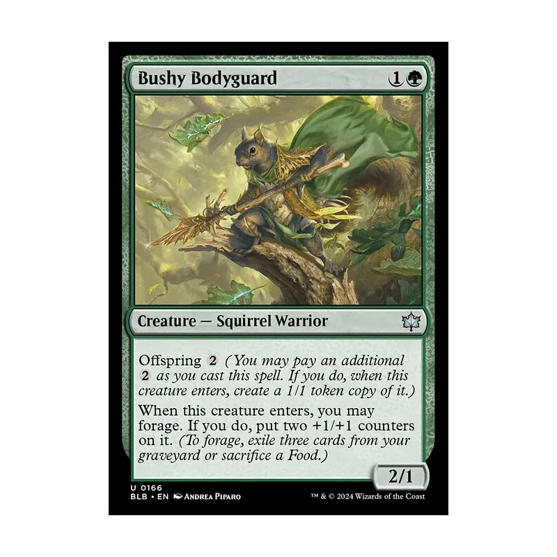 Bushy Bodyguard - Bloomburrow (Near Mint)
