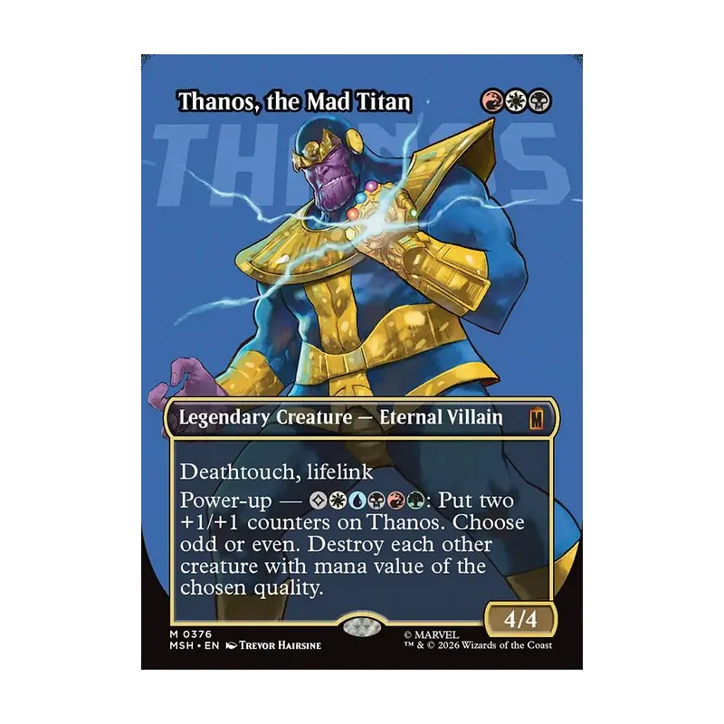 Thanos, the Mad Titan | Marvel Super Heroes MTG