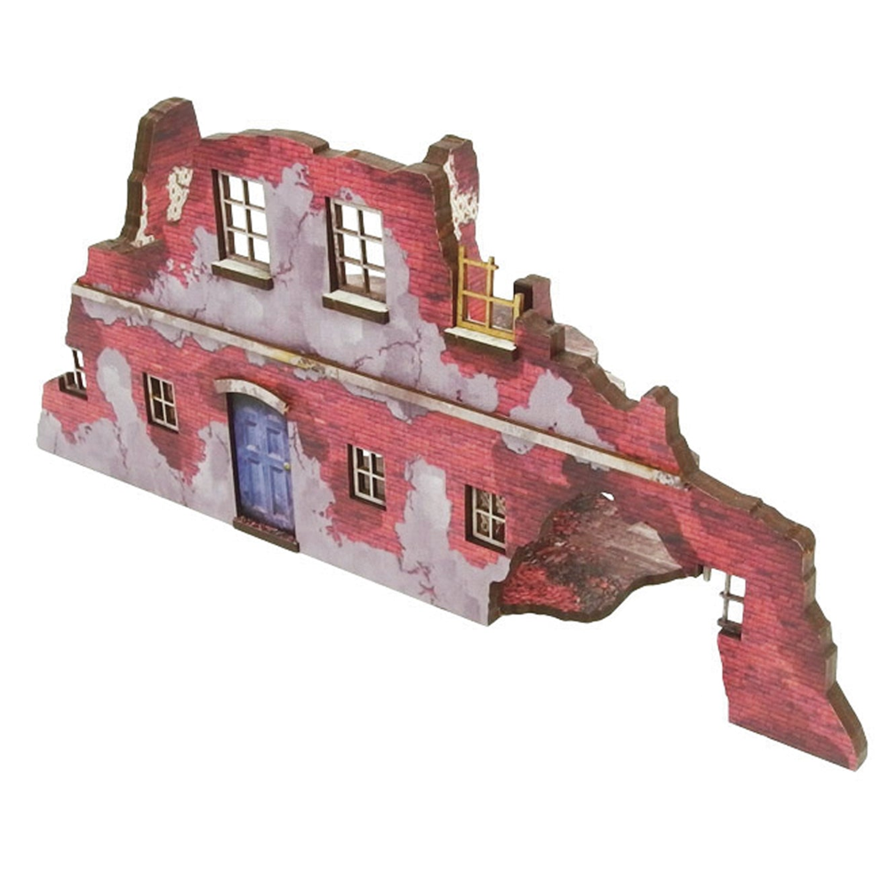 Bolt Action HDF Terrain: Normandy - Ruined Large House #2 (Preorder)