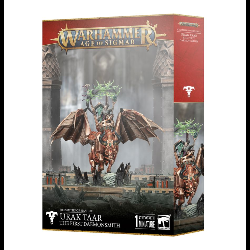 Warhammer Age of Sigmar: Helsmiths of Hashut - Urak Taar The First Daemonsmith (Preorder) Warhammer Age of Sigmar: Helsmiths of Hashut - Urak Taar The First Daemonsmith (Preorder)