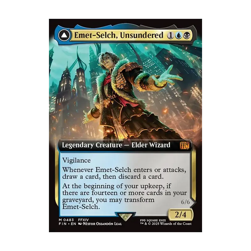 mtg final fantasy emet selch Ultra PRO - x Universes Beyond Emet-Selch, Unsundered/Hades, Sorcerer of ELD Double-Sided Playmat for Magic: The Gathering none) open.class 2025 Magic The Gathering MTG