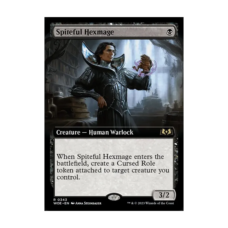 Spiteful Hexmage (Extended Art) - Wilds of Eldraine (Near Mint)