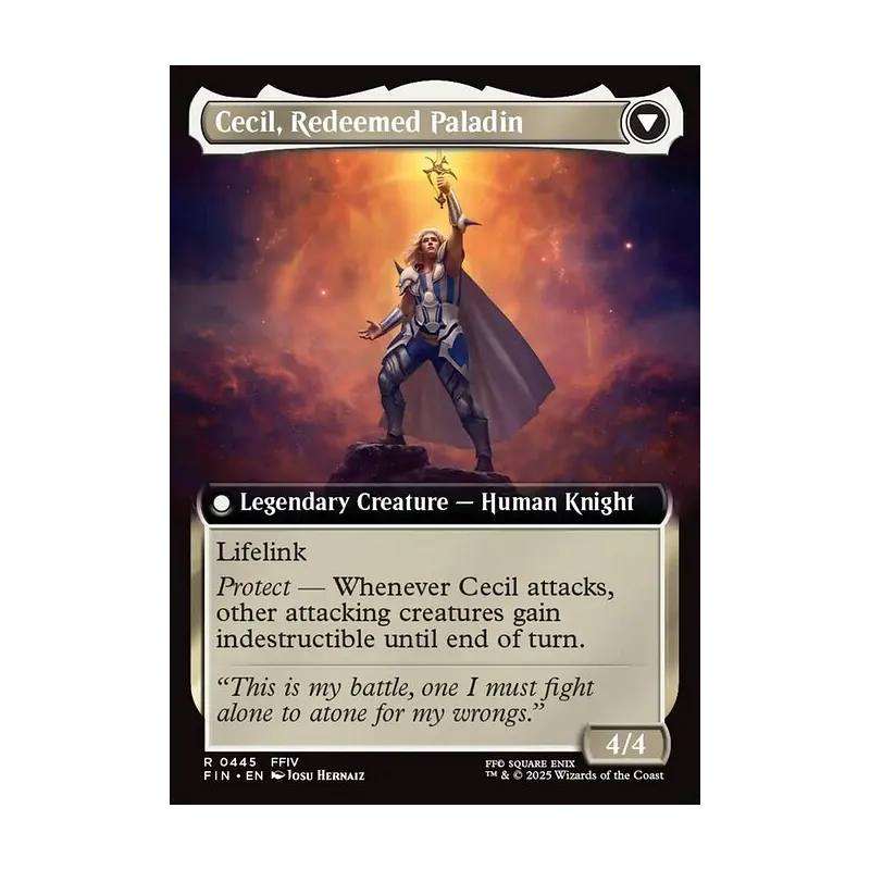 Cecil, Dark Knight // Cecil, Redeemed Paladin (Extended Art) - Final Fantasy (Near Mint)