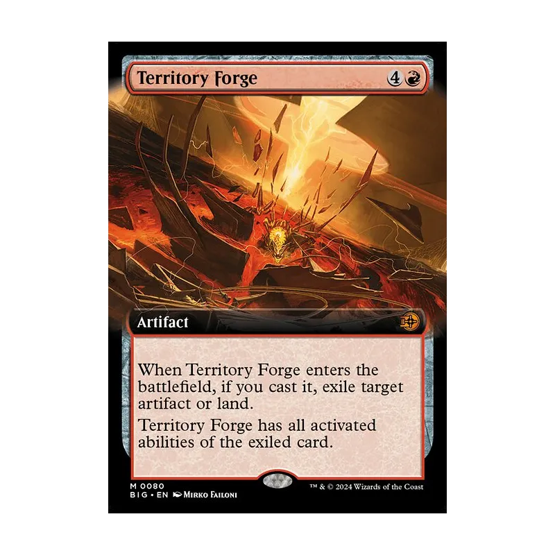 Territory Forge (Extended Art) - The Big Score (Near Mint)