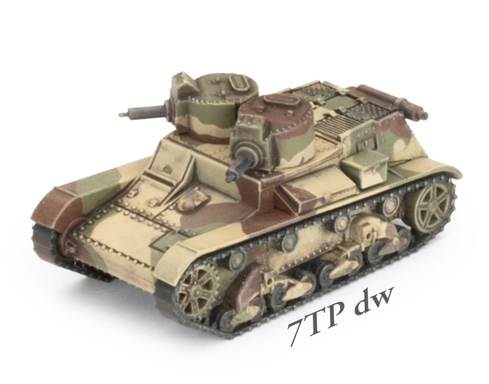 Flames of War WW2: Polish - 7TP Tank Platoon (Preorder)