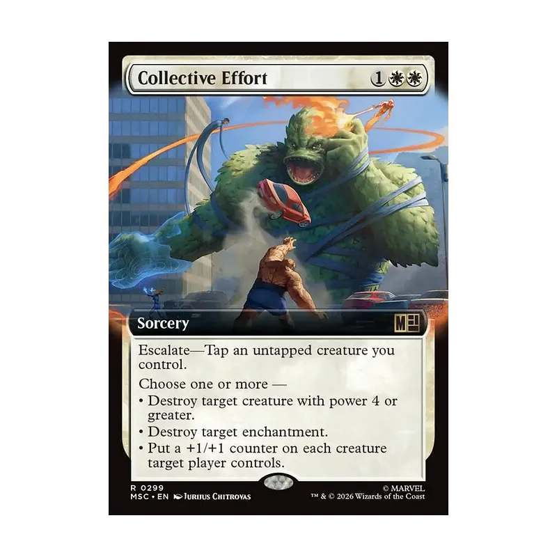 Collective Effort (Extended Art) - Marvel Super Heroes Commander (Near Mint)