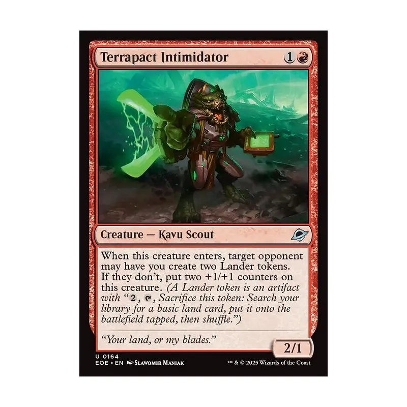 Terrapact Intimidator - Edge of Eternities (Near Mint)