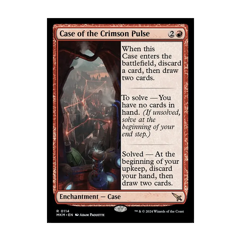 Case of the Crimson Pulse - Murders at Karlov Manor (Near Mint)