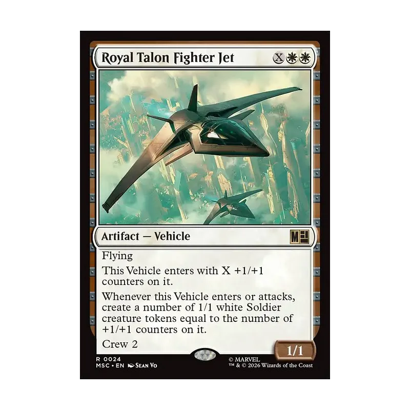 Royal Talon Fighter Jet (Surge Foil) - Marvel Super Heroes Commander (Foil Near Mint)