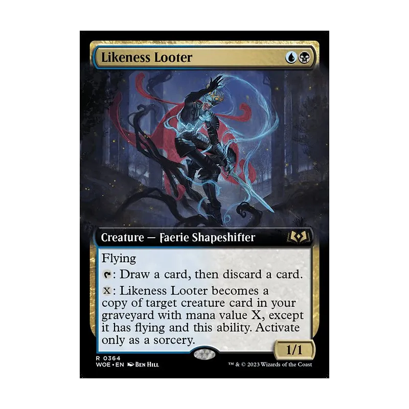 Likeness Looter (Extended Art) - Wilds of Eldraine (Near Mint)