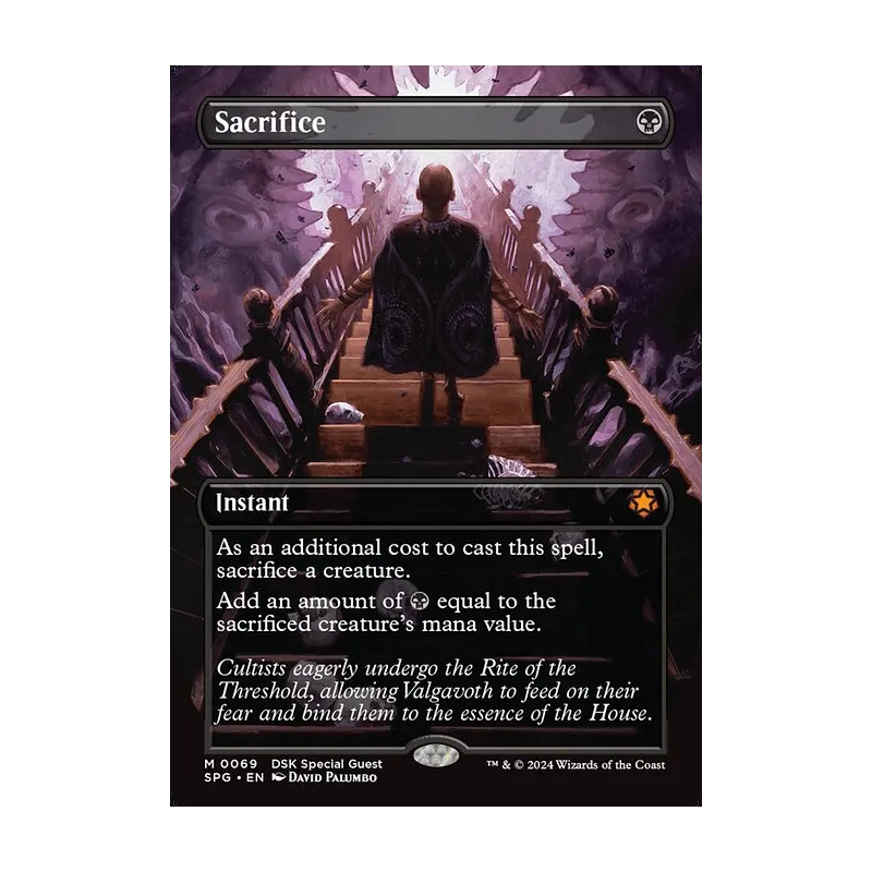 Sacrifice (Borderless) - Special Guests (Near Mint)